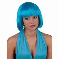 032. Pruik Sexy Holly Turquoise