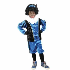 Pieten Kostuum Kinderen Blauw/zwart