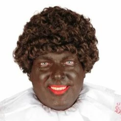 016j. Pieten Pruik Volwassenen Bruin