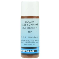 Kryolan Blacky Vloeibaar Watervast 102 Zwartbruin 50 Ml