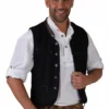 Tiroler Vest Zwart