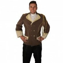 Officiersjas Heren Bruin