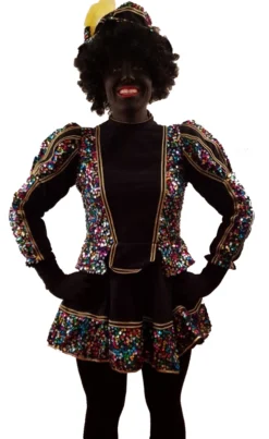 Pieten Kostuum Volwassenen Dames Glitter