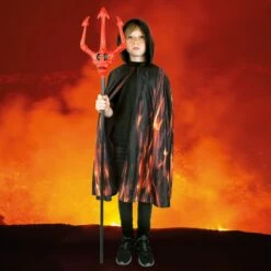 Cape Vurige Demoon Kids -FeestKledij Winkel 404345 4