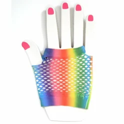 Nethandschoen Kort Vingerloos Regenboog