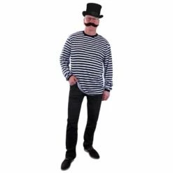 Dorus Shirt Zwart/Wit