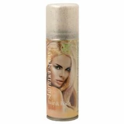 Glitterspray Lichaam En Haar Goud