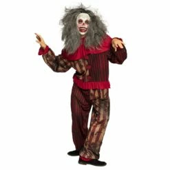 Latex Masker Clown Grijze Haren -FeestKledij Winkel 97580a