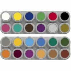 Grimas Water Make-Up Palette 24 A En B