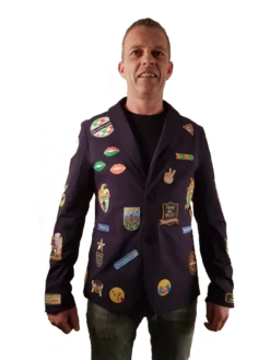 Colbert Heren -FeestKledij Winkel colbert kruiken 2 zonder das