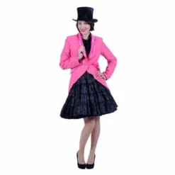 Dames Frack Deluxe Roze