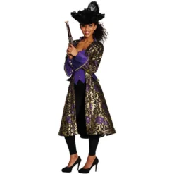 Dames Jas PIraat De Luxe Bloemen