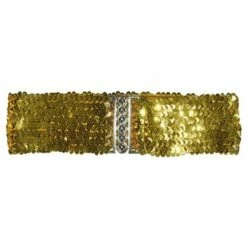 Riem Elastisch Pailletten Goud