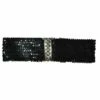 Riem Elastisch Pailletten Zwart
