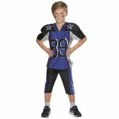 American Footballer Blauw