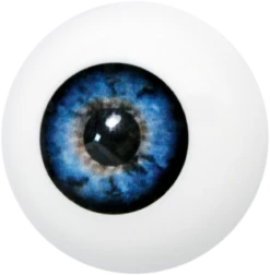 Grimas Kunststof Oog Blauw