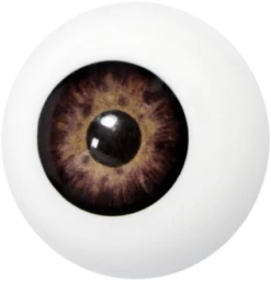 Grimas Kunststof Oog Bruin