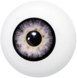 Grimas Kunststof Oog Grijs