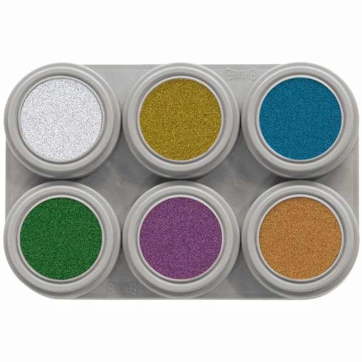 Grimas Water Make-up Metallic Pure 6 Palette M 1 Grimas Water Make-up Metallic Pure 6 Palette M