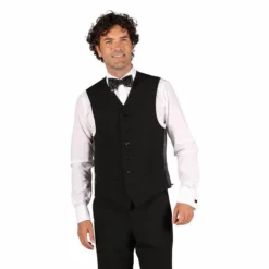 Heren Vestje Dresscode Zwart