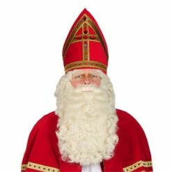 060c Sinterklaas Haarstel Met Buffelsnor En Kinzak