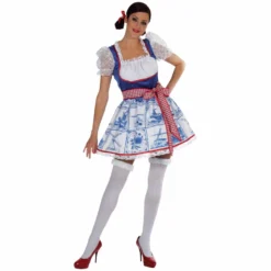 Delfsblauw Jurk Sexy