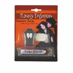 Dracula Tandjes Met Bloed En Pasta