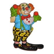 Wanddeco Clown Big Feet