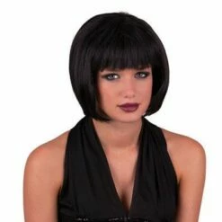 021. Pruik Sexy Holly Zwarte