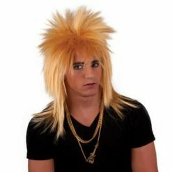 040. Pruik Punk Blond