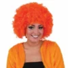 006. Pruik Afro Hippie Oranje