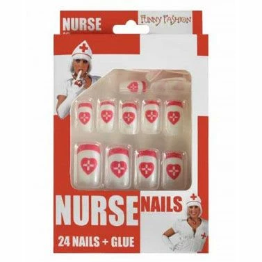 Nagels 24 Stuks Verpleegster 1 Nagels 24 Stuks Verpleegster