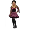 Piraten Jurkje Zwart/roze
