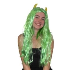 093a. Pruik Duivelin Groen