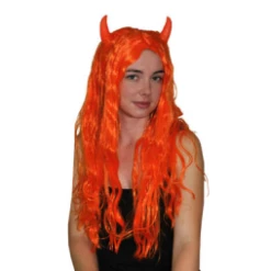 093. Pruik Duivelin Oranje