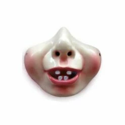 Luxe Bolle Wangen Met Tandjes Vrolijk