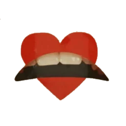 Lip Stikker Rood Hart