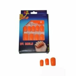 Nagels 24 Stuks Neon Oranje