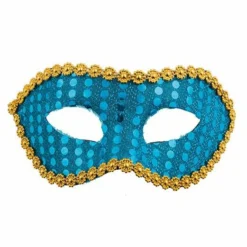 Venetiaanse Masker Licht Blauw