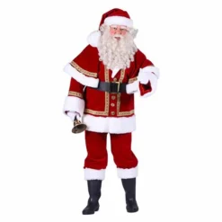 Kerstman Fluweel DeLuxe Met Cape