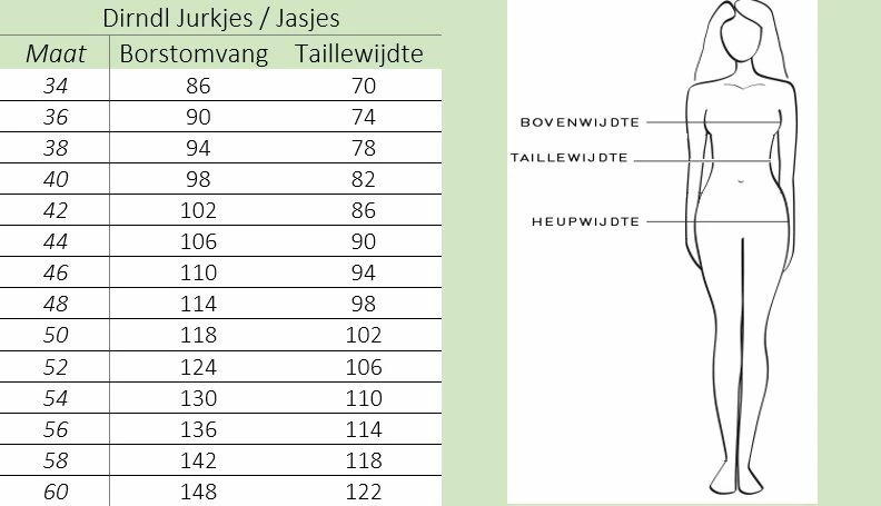 Tiroler Jurk Zilver/Bordeaux Rood - Afbeelding 6