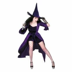 Heks Wicca Paars Fluweel