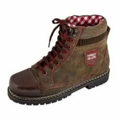 Tiroler Schoenen Donkerbruin Nubuck