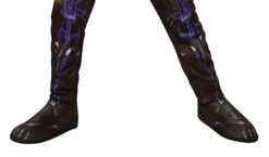 Avengers Black Panther™ Zwart/Blauw Kids -FeestKledij Winkel torso