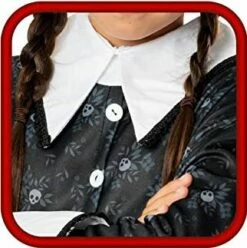 Wednesday™ Addams Family -FeestKledij Winkel wednesday jurkje boord